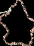 Black Lace Rhodonite adjustable necklace 39g in sunlight - Rocks and Things Store