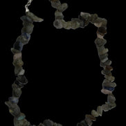 Labradorite chunky chip adjustable necklace 390m 41g in sunlight - Rocks and Things Store