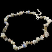 Labradorite chunky chip adjustable necklace 390m 41g in sunlight - Rocks and Things Store