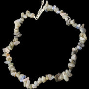 Labradorite chunky chip adjustable necklace 390m 41g in sunlight - Rocks and Things Store
