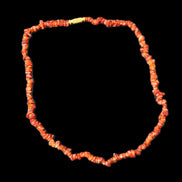 Carnelian Agate crystal chip necklace 420mm 15g in sunlight - Rocks and Things Store