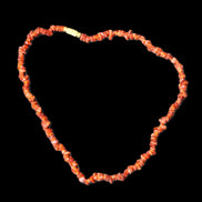 Carnelian Agate crystal chip necklace 420mm 15g in sunlight - Rocks and Things Store