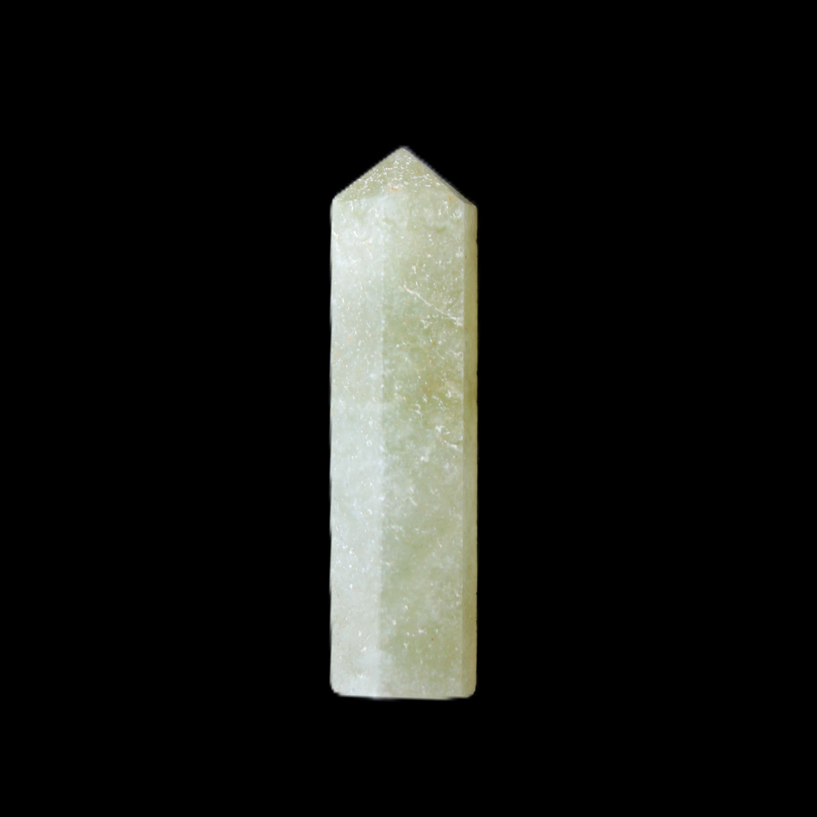 Yellow Aventurine small wand 36mm 6g in sunlight - Rocks and Things Store