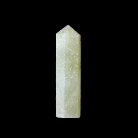 Yellow Aventurine small wand 36mm 6g in sunlight - Rocks and Things Store