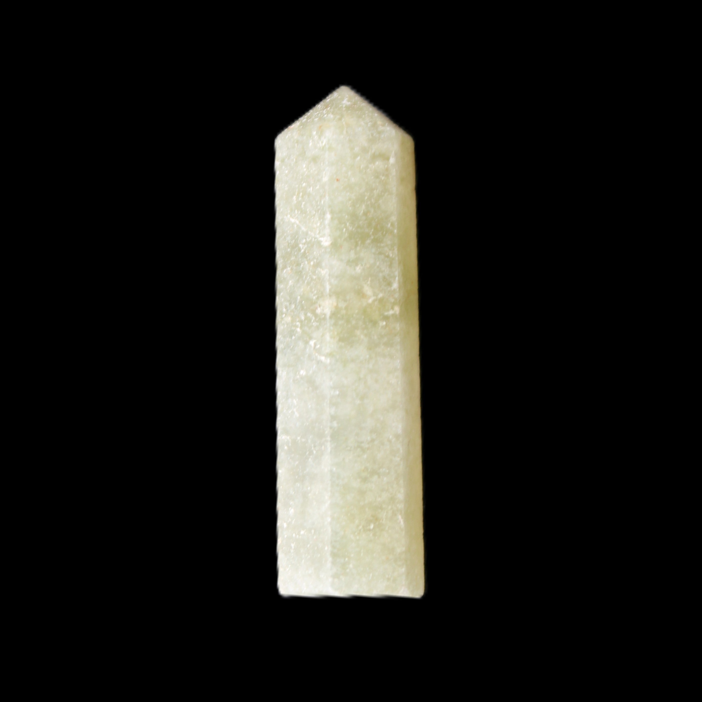 Yellow Aventurine small wand 36mm 6g in sunlight - Rocks and Things Store