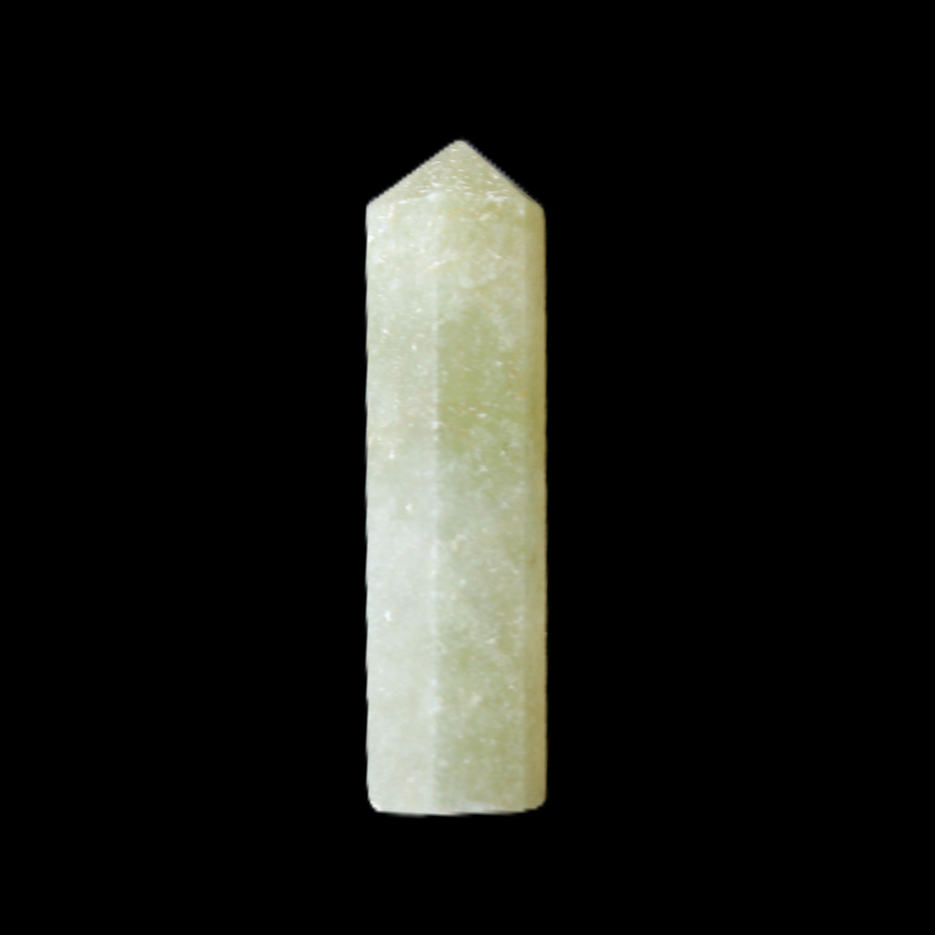Yellow Aventurine small wand 36mm 6g in sunlight - Rocks and Things Store
