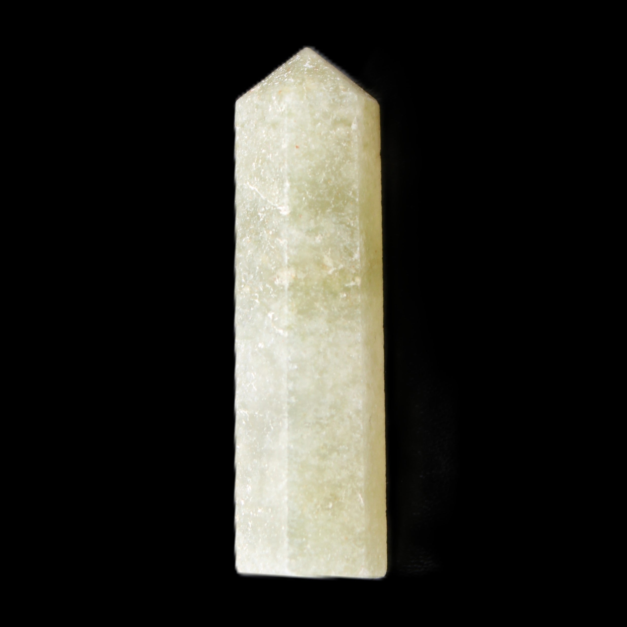 Yellow Aventurine small wand 36mm 6g in sunlight - Rocks and Things Store