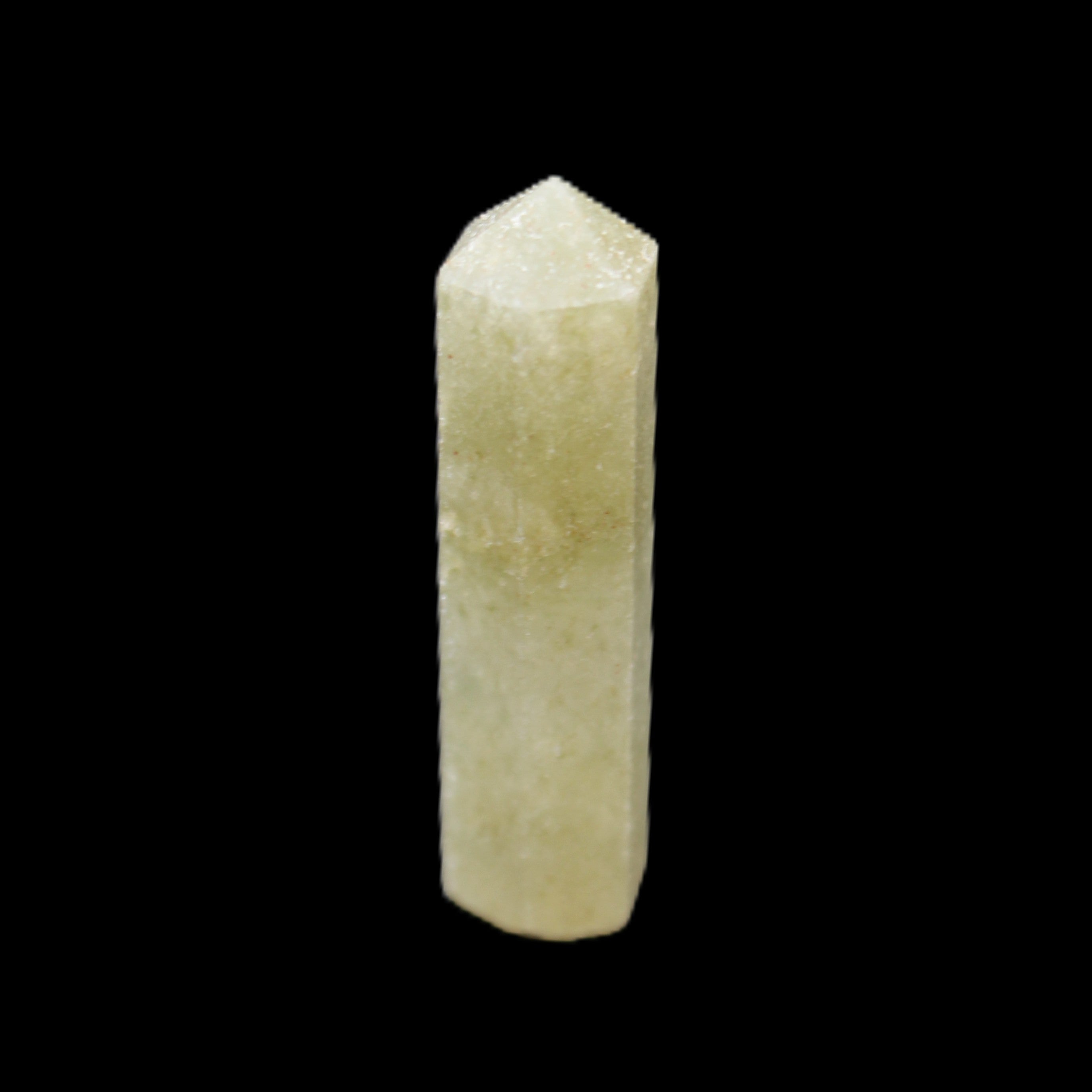 Yellow Aventurine small wand 36mm 6g in sunlight - Rocks and Things Store