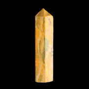 Yellow Jasper small wand 38mm 7.6g in sunlight - Rocks and Things Store