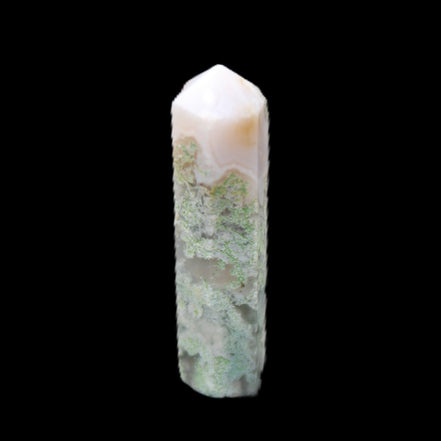 Ocean Moss Agate small wand 38mm 5g in sunlight - Rocks and Things Store