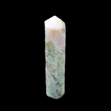 Ocean Moss Agate small wand 38mm 5g in sunlight - Rocks and Things Store