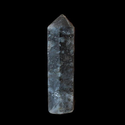 Indigo Gabbro small wand 37mm 8g in sunlight - Rocks and Things Store