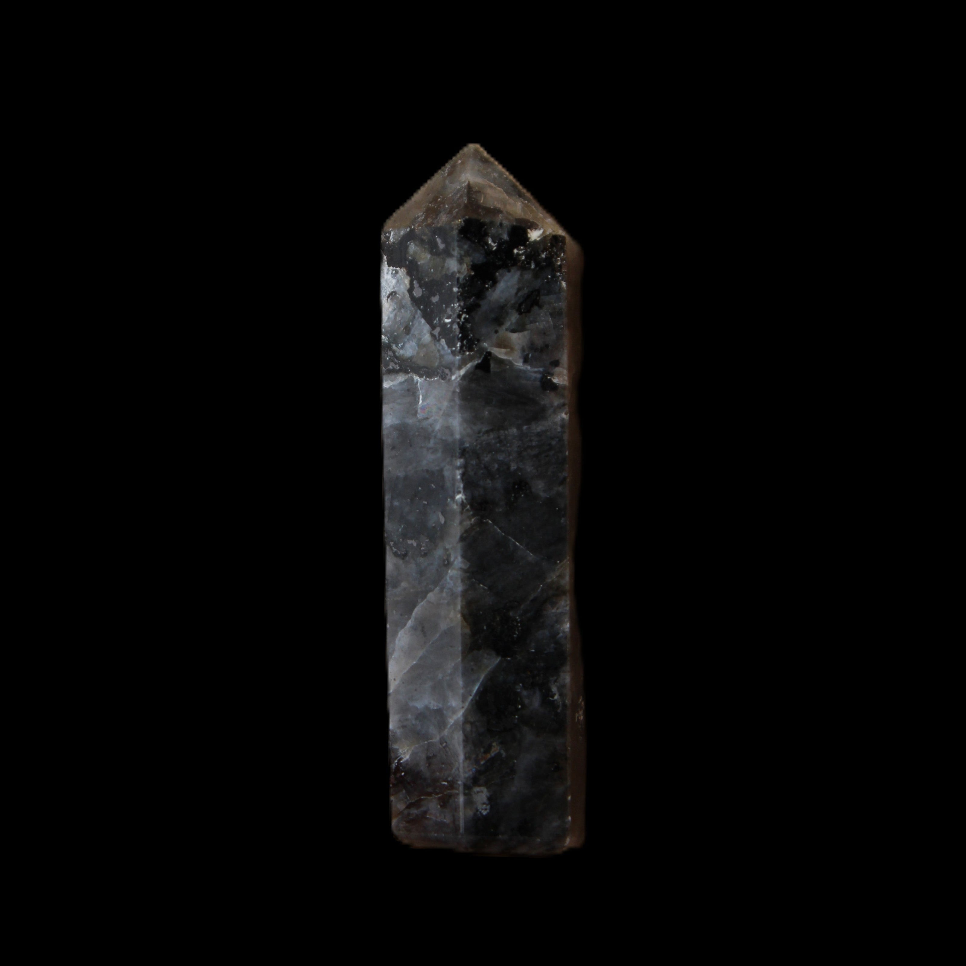 Indigo Gabbro small wand 37mm 8g in sunlight - Rocks and Things Store