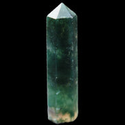Moss Agate small wand 39mm 6g in sunlight - Rocks and Things Store