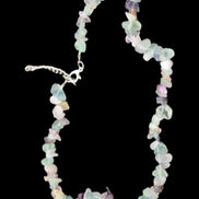Colourful Fluorite necklace 38mm 35g in sunlight - Rocks and Things Store