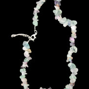 Colourful Fluorite necklace 38mm 35g in sunlight - Rocks and Things Store