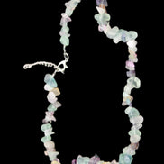 Colourful Fluorite necklace 38mm 35g in sunlight - Rocks and Things Store