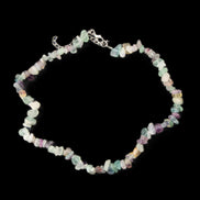 Colourful Fluorite necklace 38mm 35g in sunlight - Rocks and Things Store