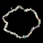 Colourful Fluorite necklace 38mm 35g in sunlight - Rocks and Things Store