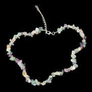 Colourful Fluorite necklace 38mm 35g in sunlight - Rocks and Things Store