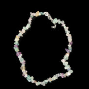 Colourful Fluorite necklace 38mm 35g in sunlight - Rocks and Things Store