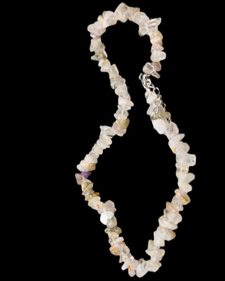 Golden Quartz adjustable necklace 402mm 37g in sunlight - Rocks and Things Store