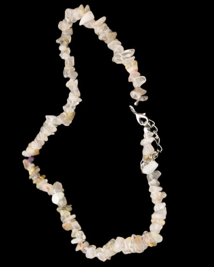 Golden Quartz adjustable necklace 402mm 37g in sunlight - Rocks and Things Store