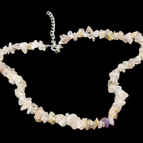 Golden Quartz adjustable necklace 402mm 37g in sunlight - Rocks and Things Store