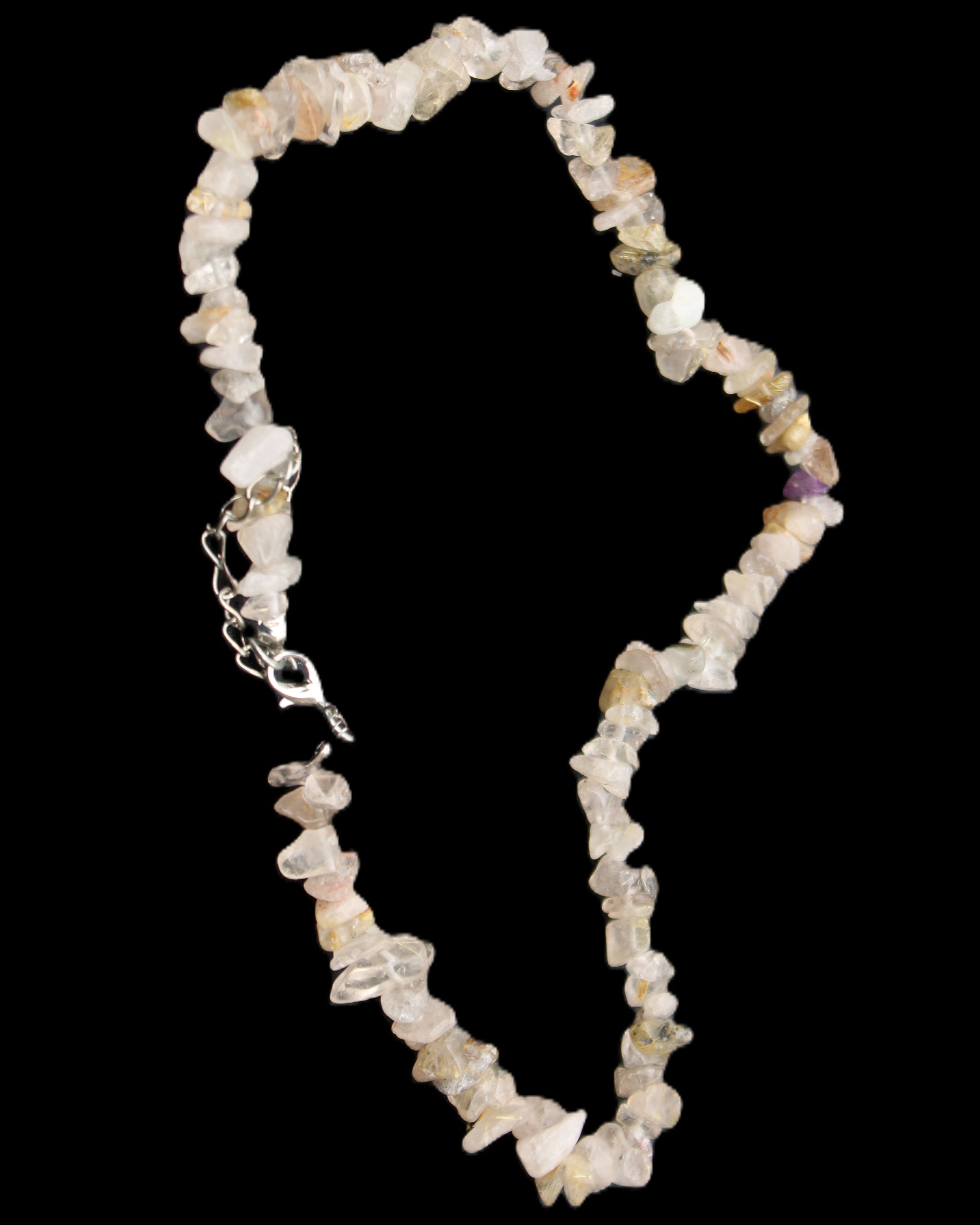 Golden Quartz adjustable necklace 402mm 37g in sunlight - Rocks and Things Store