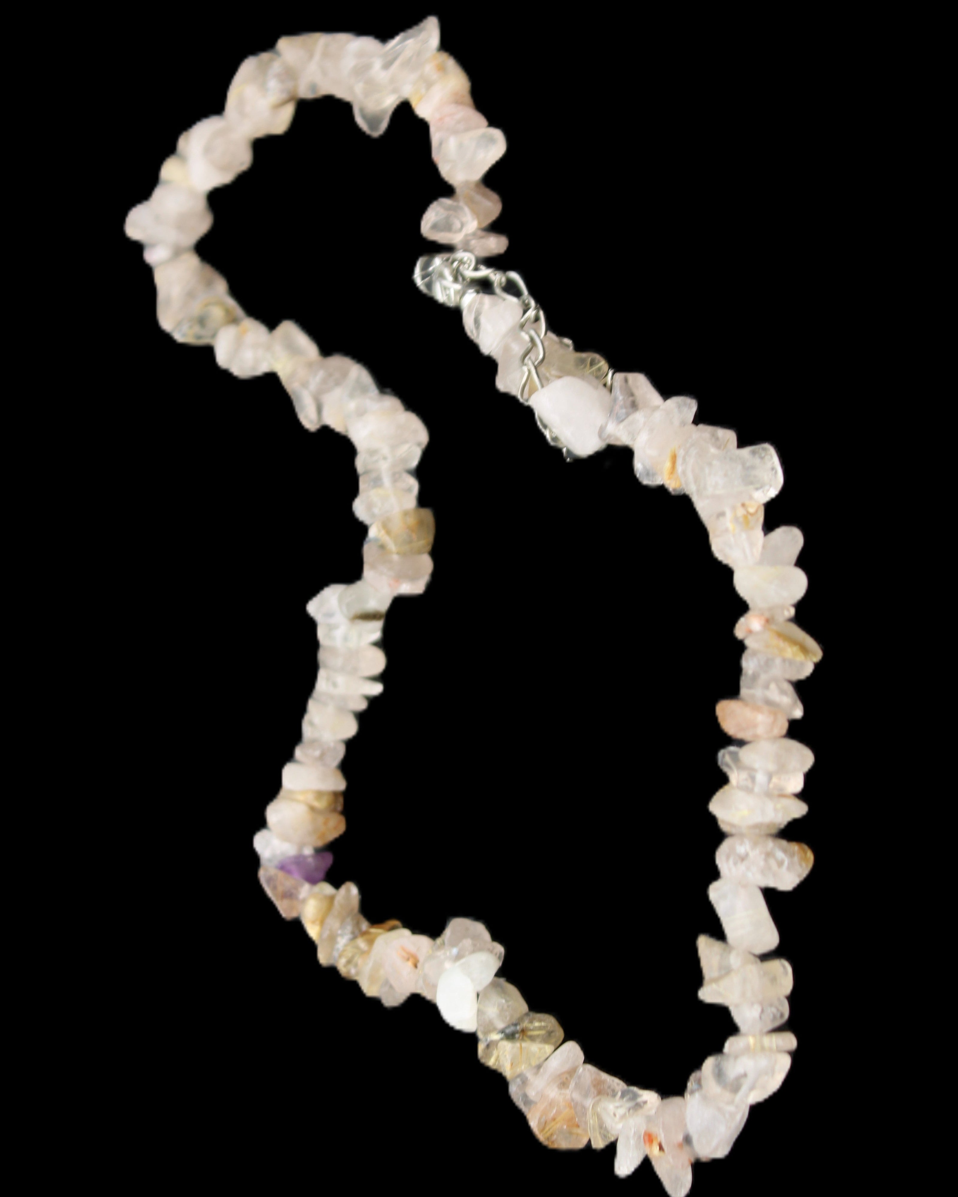 Golden Quartz adjustable necklace 402mm 37g in sunlight - Rocks and Things Store