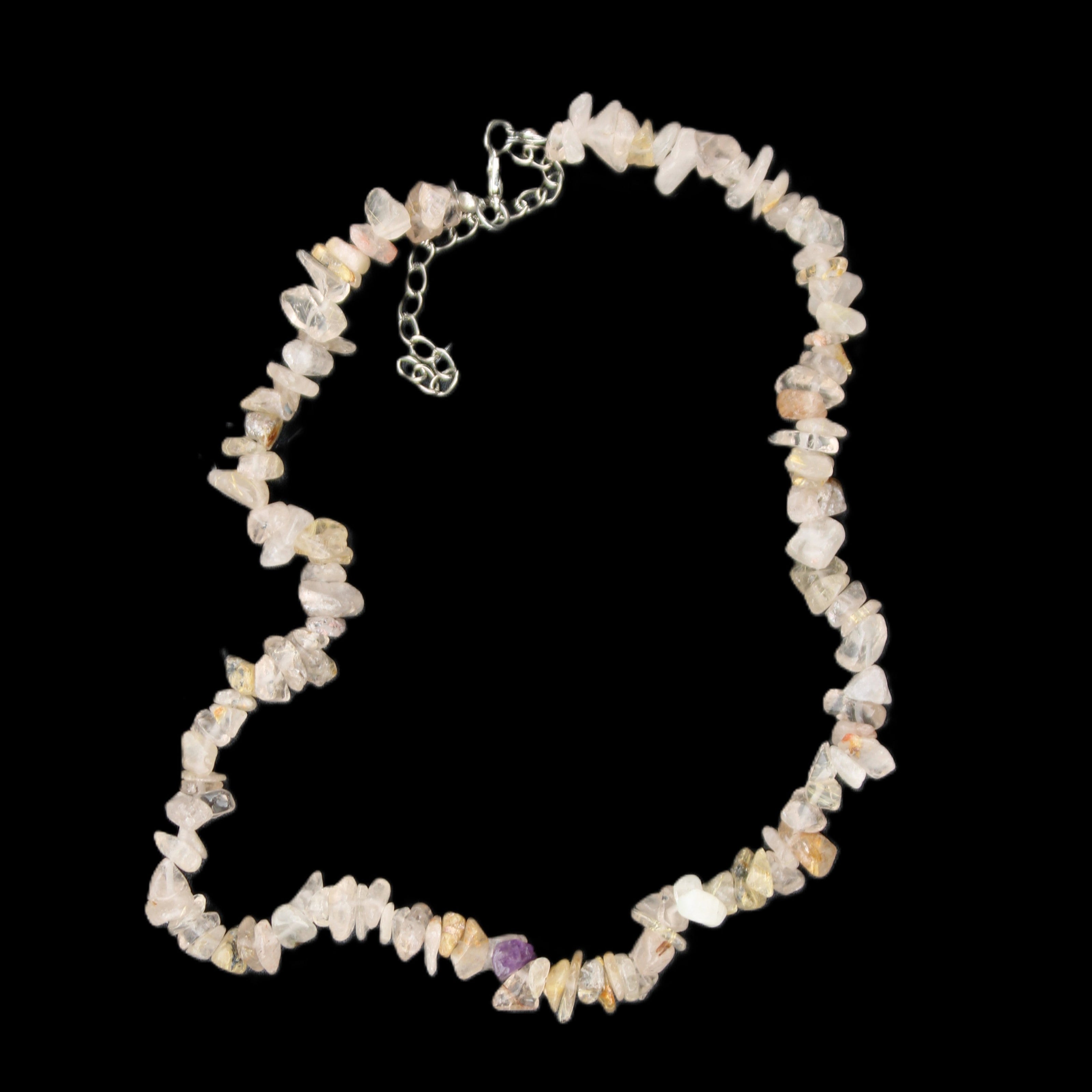 Golden Quartz adjustable necklace 402mm 37g in sunlight - Rocks and Things Store
