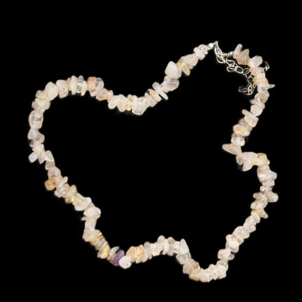 Golden Quartz adjustable necklace 402mm 37g in sunlight - Rocks and Things Store
