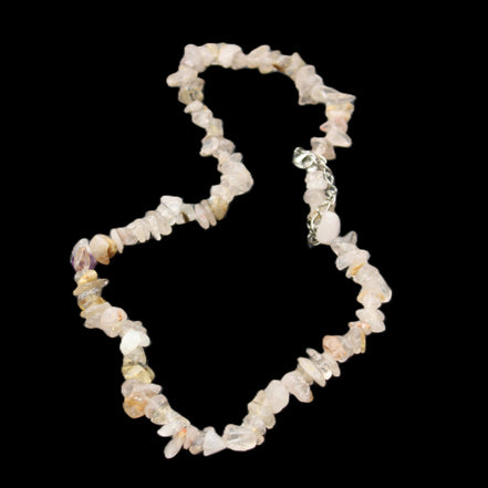 Golden Quartz adjustable necklace 402mm 37g in sunlight - Rocks and Things Store