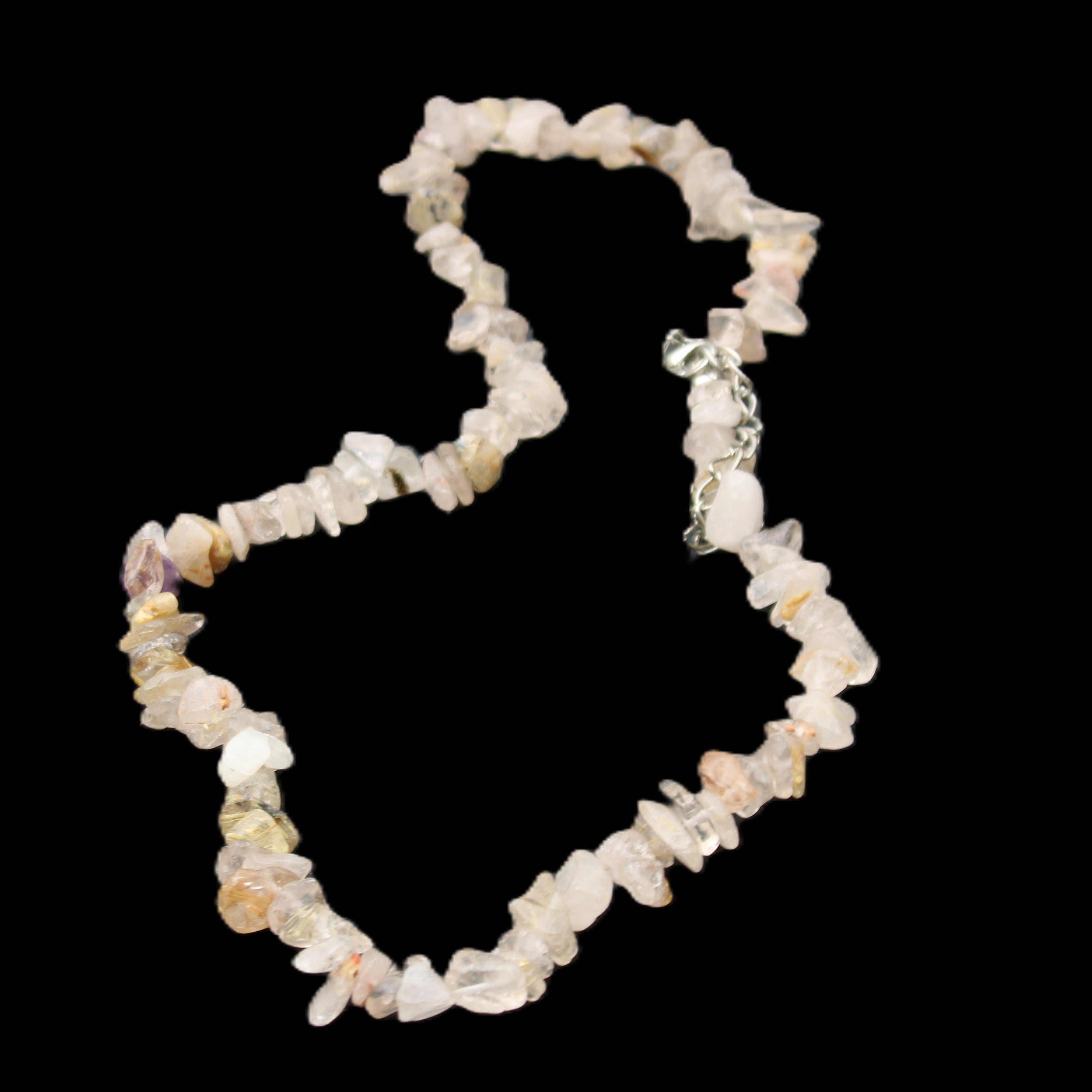Golden Quartz adjustable necklace 402mm 37g in sunlight - Rocks and Things Store