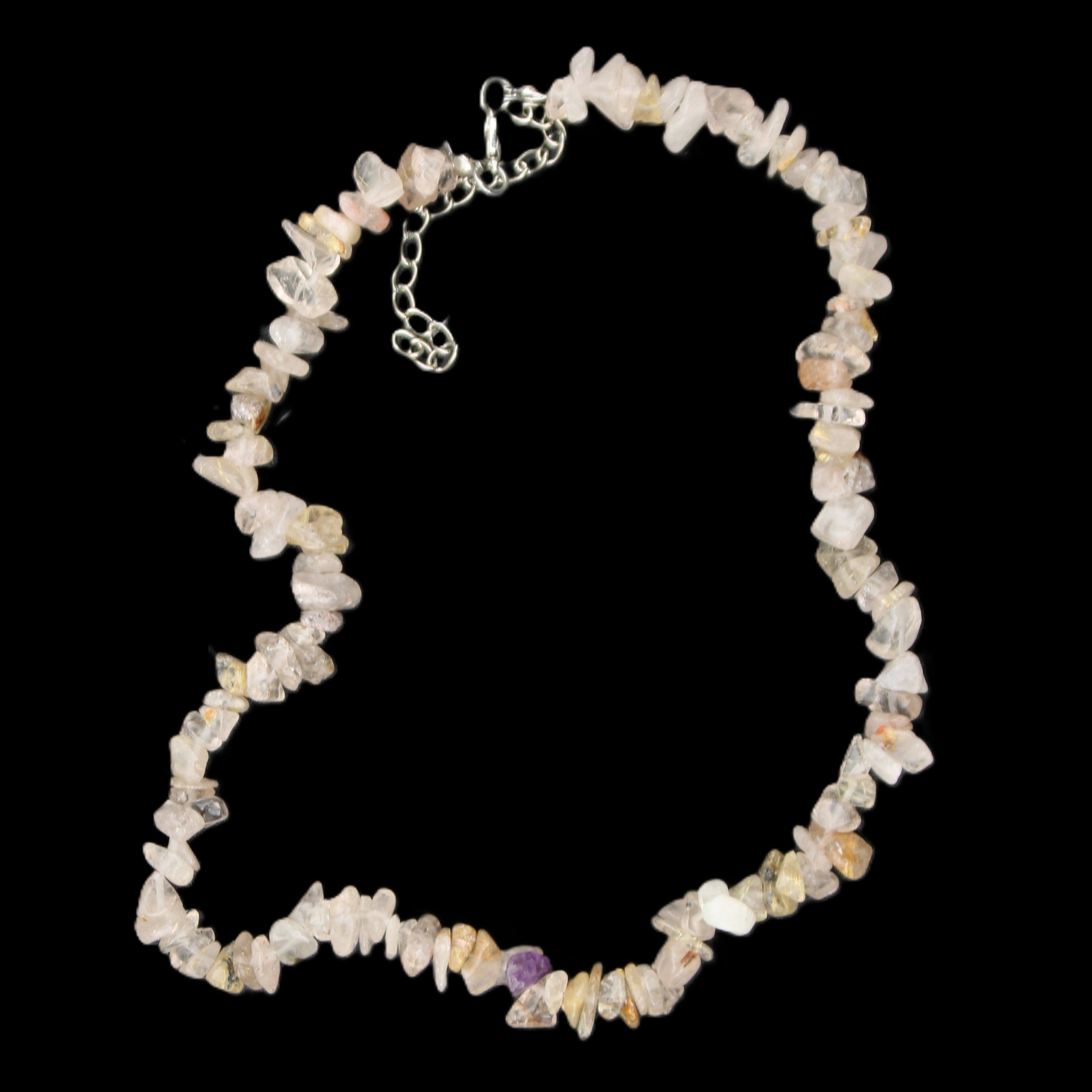 Golden Quartz adjustable necklace 402mm 37g in sunlight - Rocks and Things Store