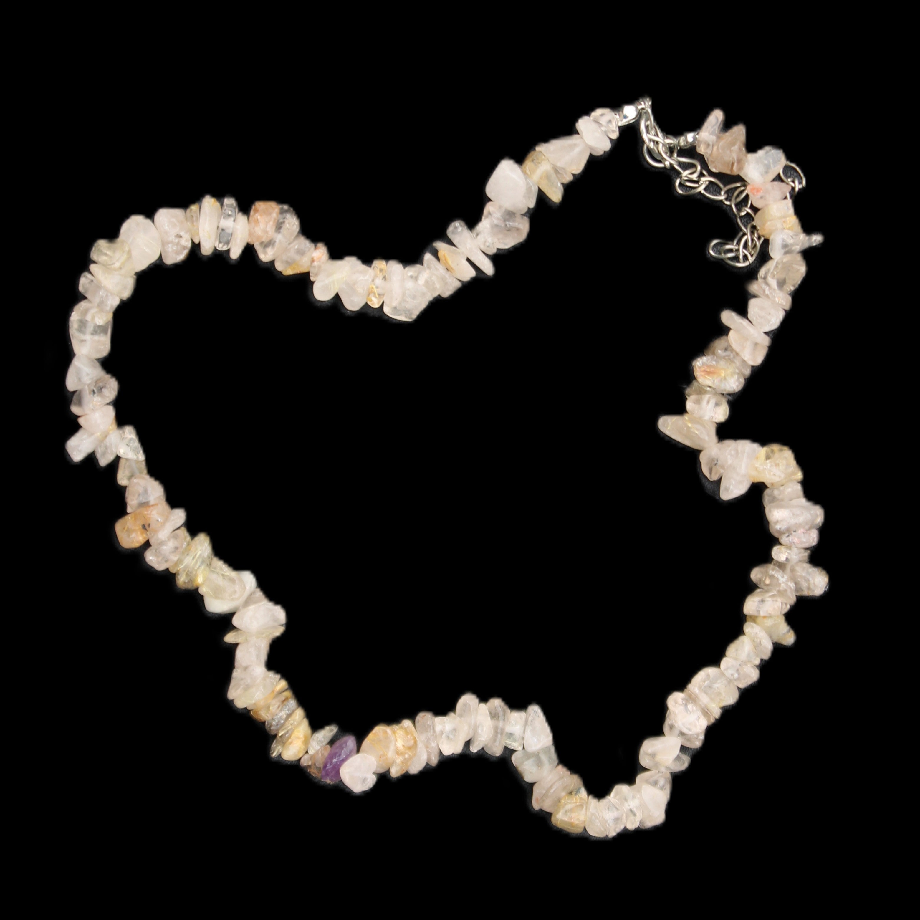 Golden Quartz adjustable necklace 402mm 37g in sunlight - Rocks and Things Store