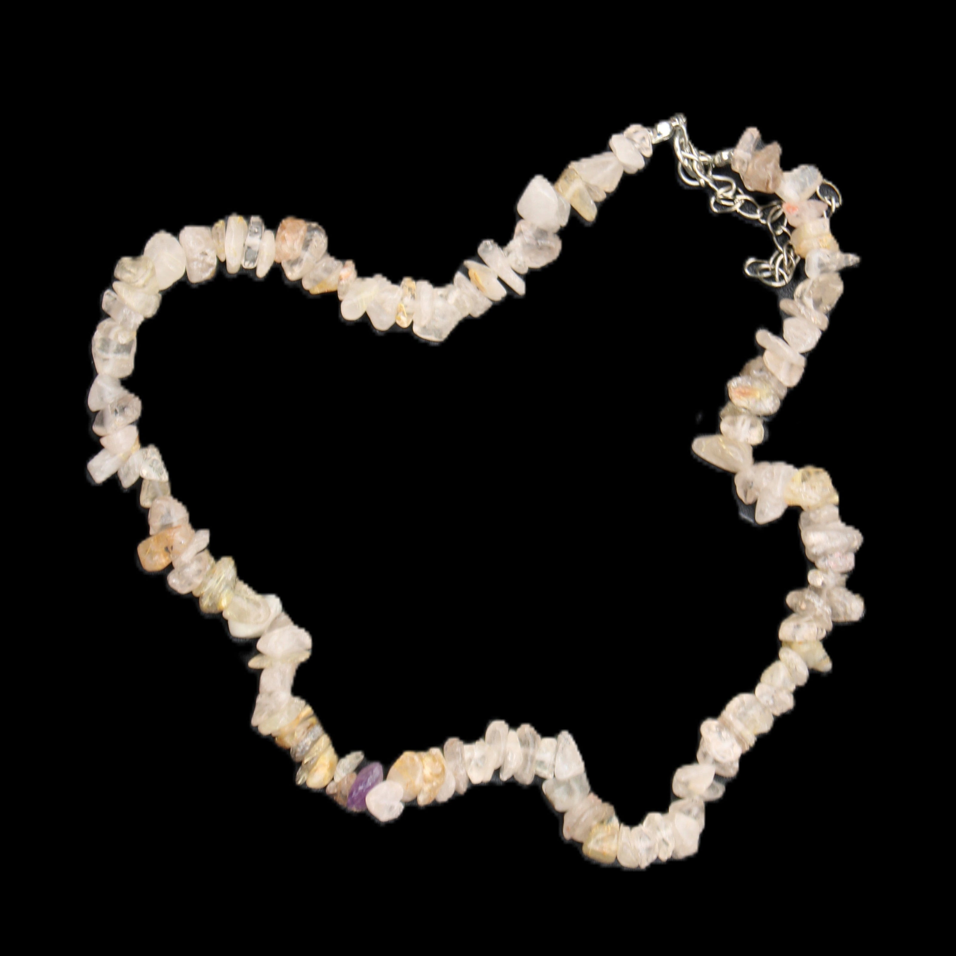 Golden Quartz adjustable necklace 402mm 37g in sunlight - Rocks and Things Store