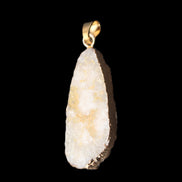 Quartz geode pendant 15-36mm 7g