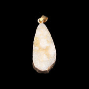 Quartz geode pendant 15-36mm 7g in sunlight - Rocks and Things Store