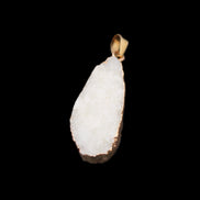 Quartz geode pendant 15-36mm 7g in sunlight - Rocks and Things Store