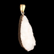 Quartz geode pendant 15-36mm 7g in sunlight - Rocks and Things Store