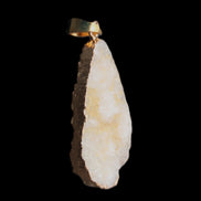 Quartz geode pendant 15-36mm 7g