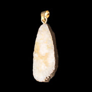 Quartz geode pendant 15-36mm 7g