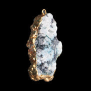 Quartz geode pendant 25-46mm 14g in sunlight - Rocks and Things Store
