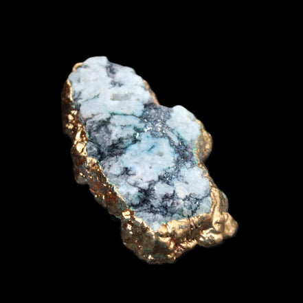 Quartz geode pendant 25-46mm 14g