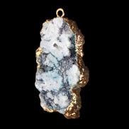 Quartz geode pendant 25-46mm 14g in sunlight - Rocks and Things Store