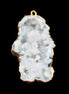 Quartz geode pendant 25-46mm 14g in sunlight - Rocks and Things Store