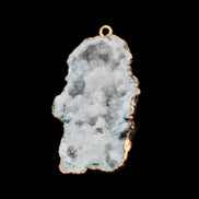 Quartz geode pendant 25-46mm 14g in sunlight - Rocks and Things Store