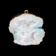 Quartz geode pendant 43-47mm 28g