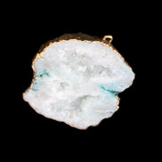Quartz geode pendant 43-47mm 28g in sunlight - Rocks and Things Store